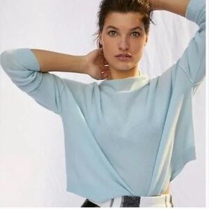Anthropologie Sky Blue Women's Sweater